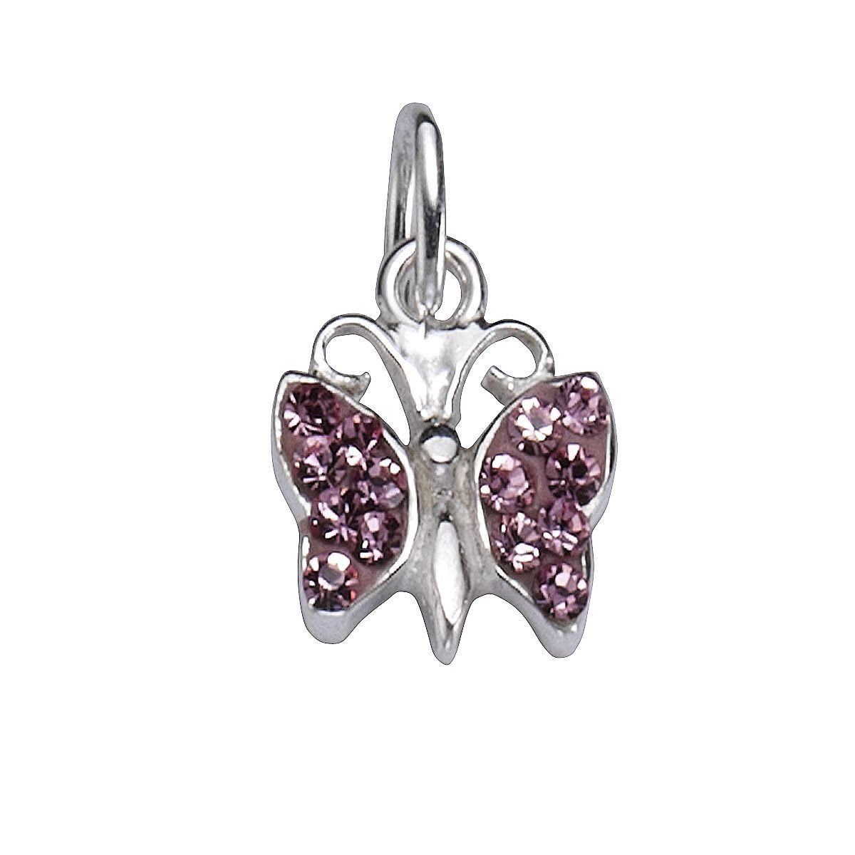 Vivance Kettenanhänger 925/- Sterling Silber Schmetterling