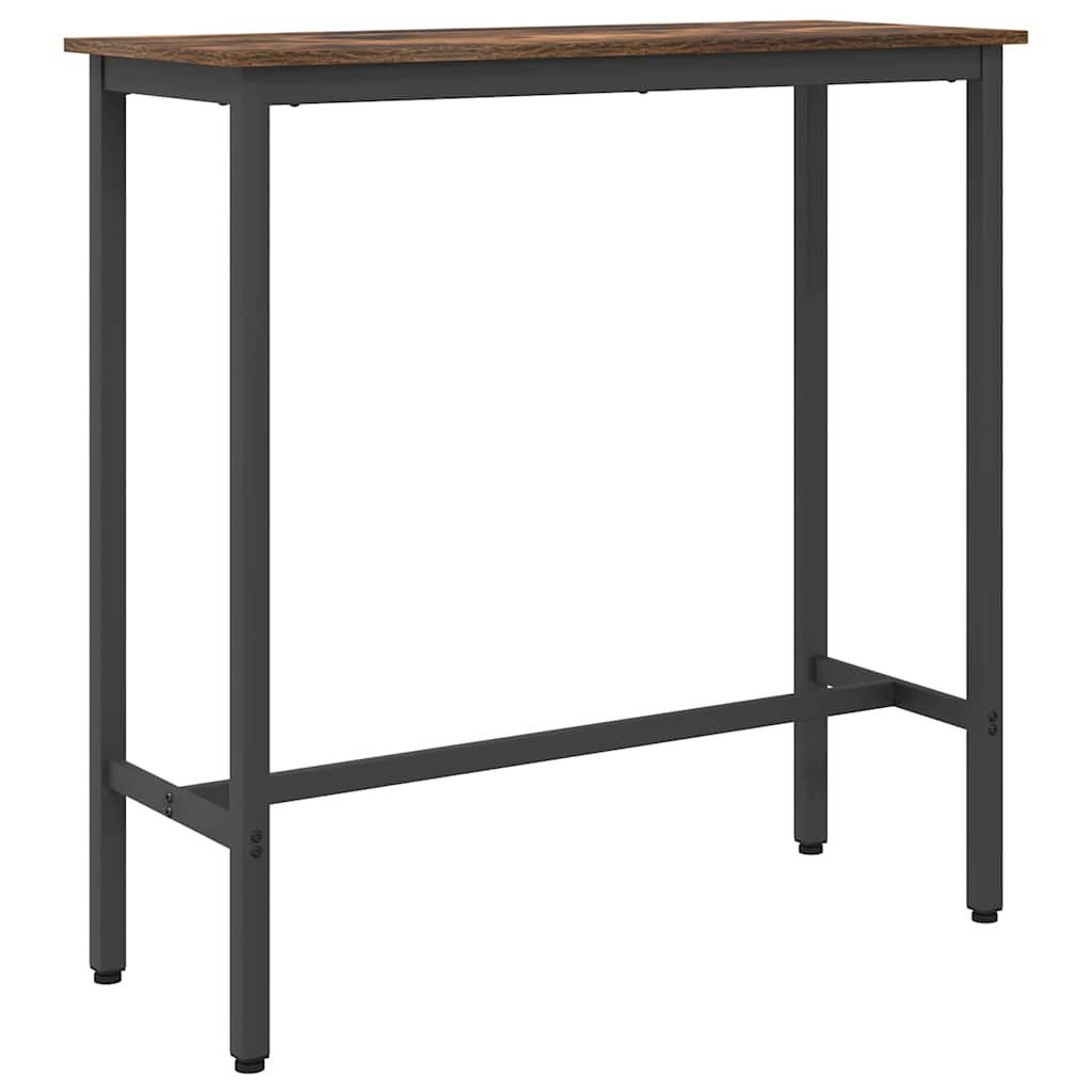 vidaXL Wohnzimmertisch Tisch Geräucherte Eiche 100 x 40 x 100,5 cm (1-St)