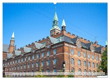 CALVENDO Wandkalender Dänemark - Historisches Kopenhagen (Premium, hochwertiger DIN A2 Wandkalender 2023, Kunstdruck in Hochglanz)