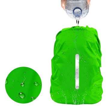 Gontence Rucksack-Regenschutz Wasserdichte mit Reflexstreifen Verstellschnalle, 2-St