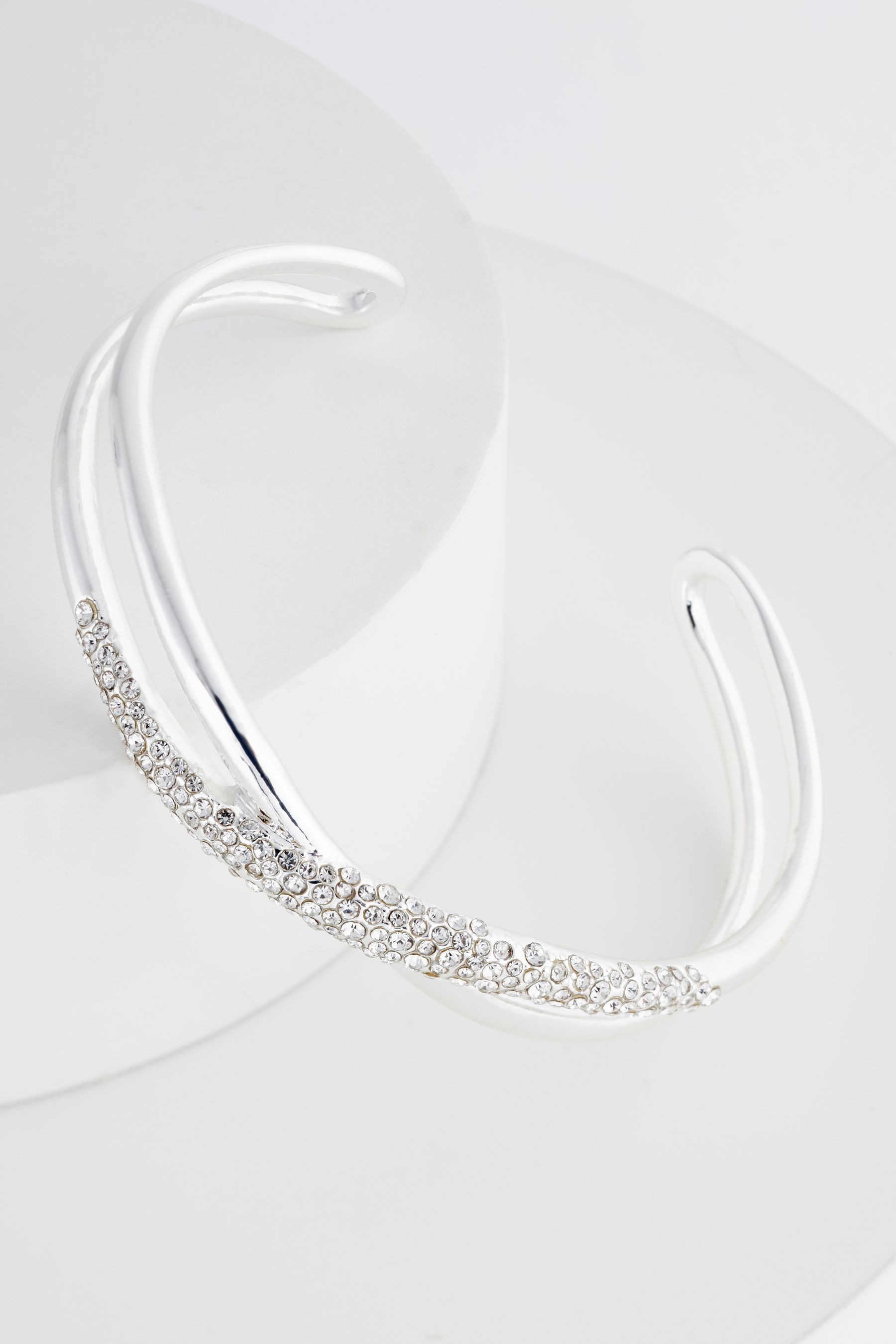 Next Armreif Gedrehter, funkelnder Armreif aus recyceltem Zink (1-tlg) günstig online kaufen