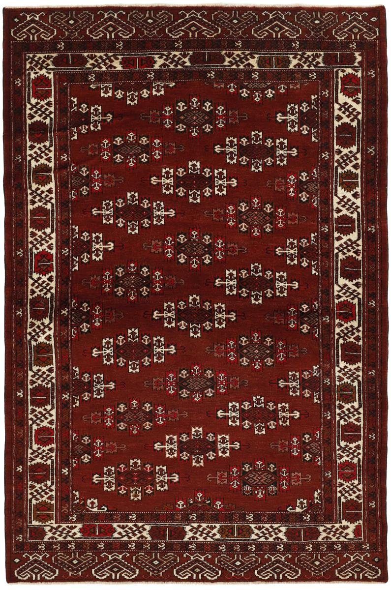 Orientteppich Turkaman 158x240 Handgeknüpfter Orientteppich Trading, 6 Nain / mm Höhe: Perserteppich, rechteckig