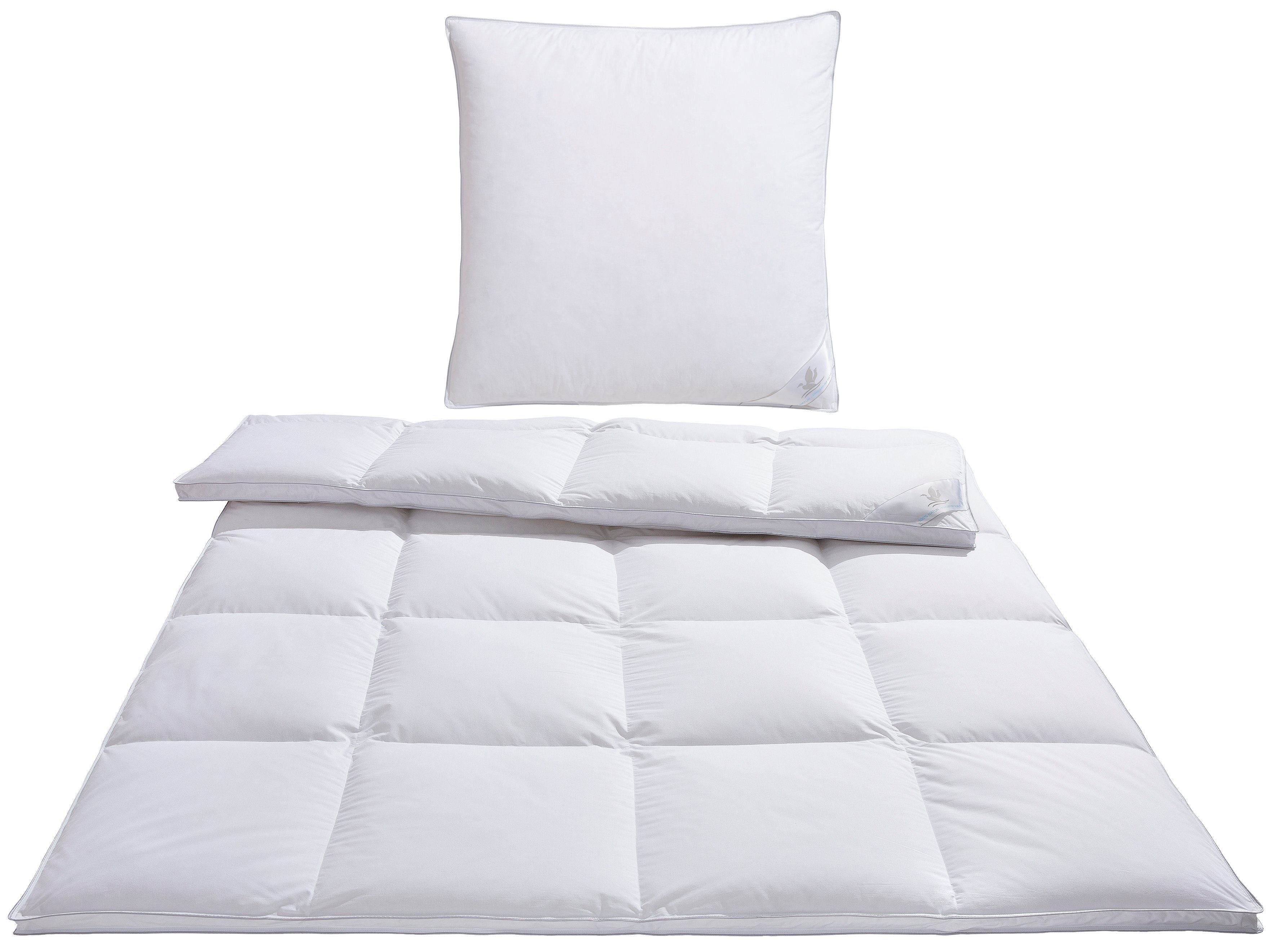 Otto Keller Daunenbettdecke + Kopfkissen Star, Decke mit Kissen, verschiede günstig online kaufen