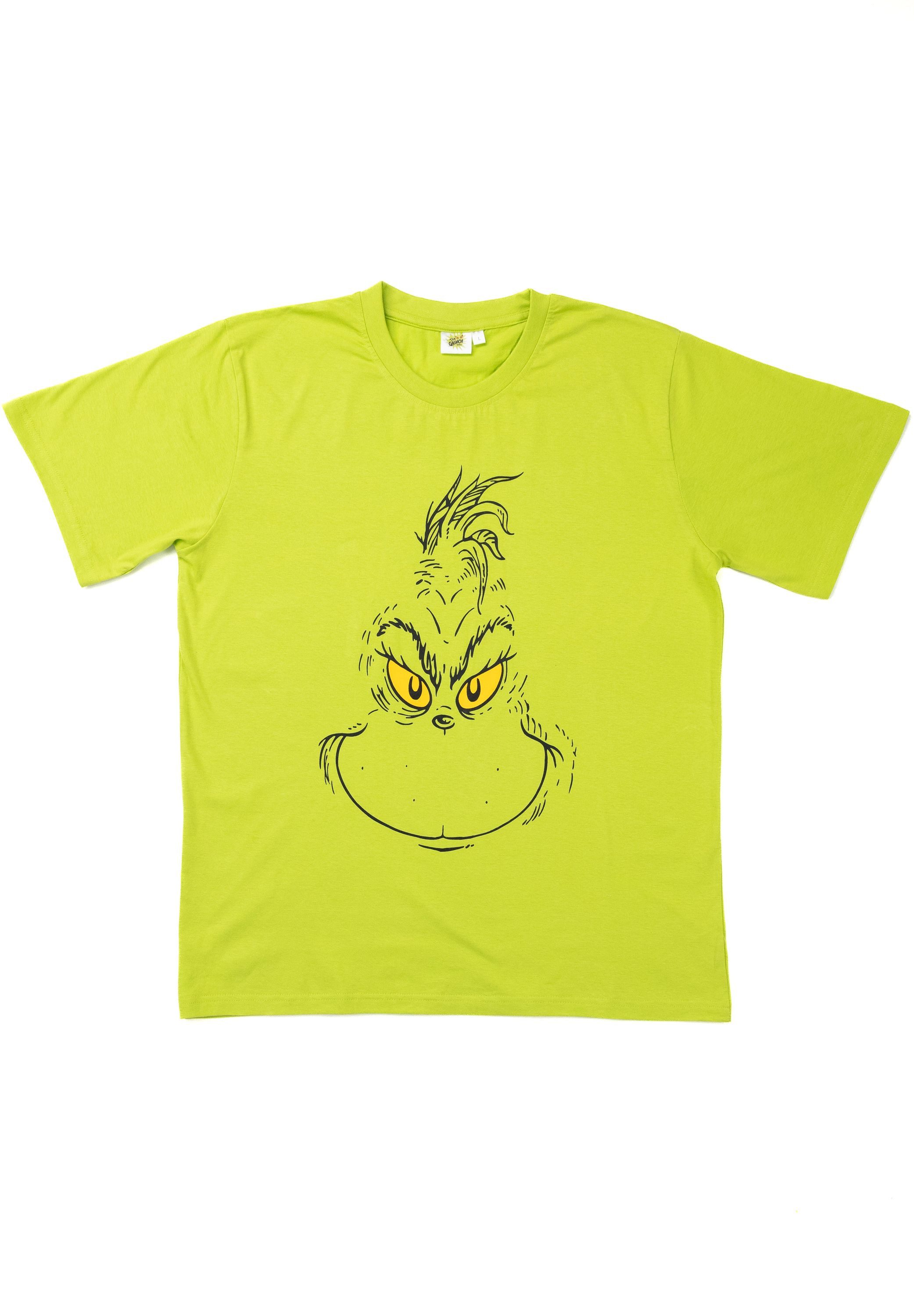 T-Shirt The Grinch T-Shirt Oberteil Shirt Top Rundhals Kurzarm