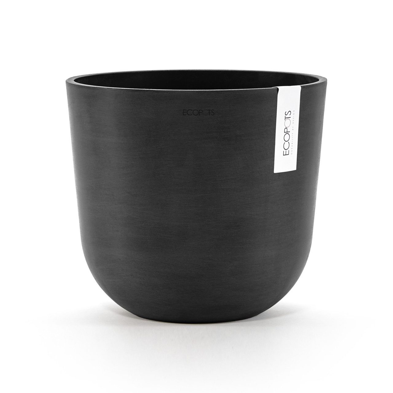 ECOPOTS Blumentopf Ecopots Pflanztopf Oslo Ø 25 x 21,8 cm dunkelgrau