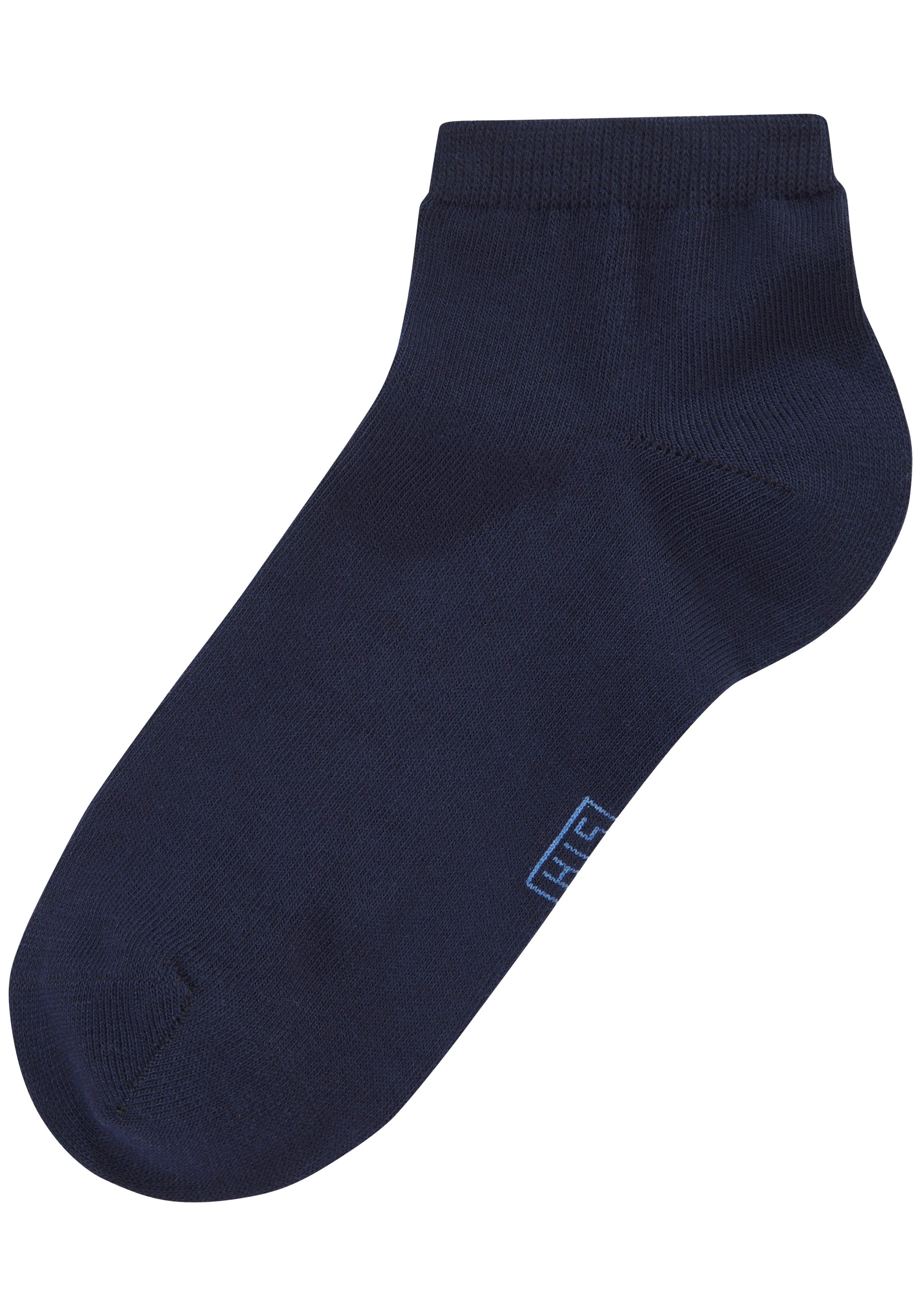 H.I.S Kurzsocken Damen Sport Basic Socken, Laufsocken ohne Frottee (Packung, 10-Paar, Großpackung) mit verstärkter Ferse und Spitze – Bild 5 von 5