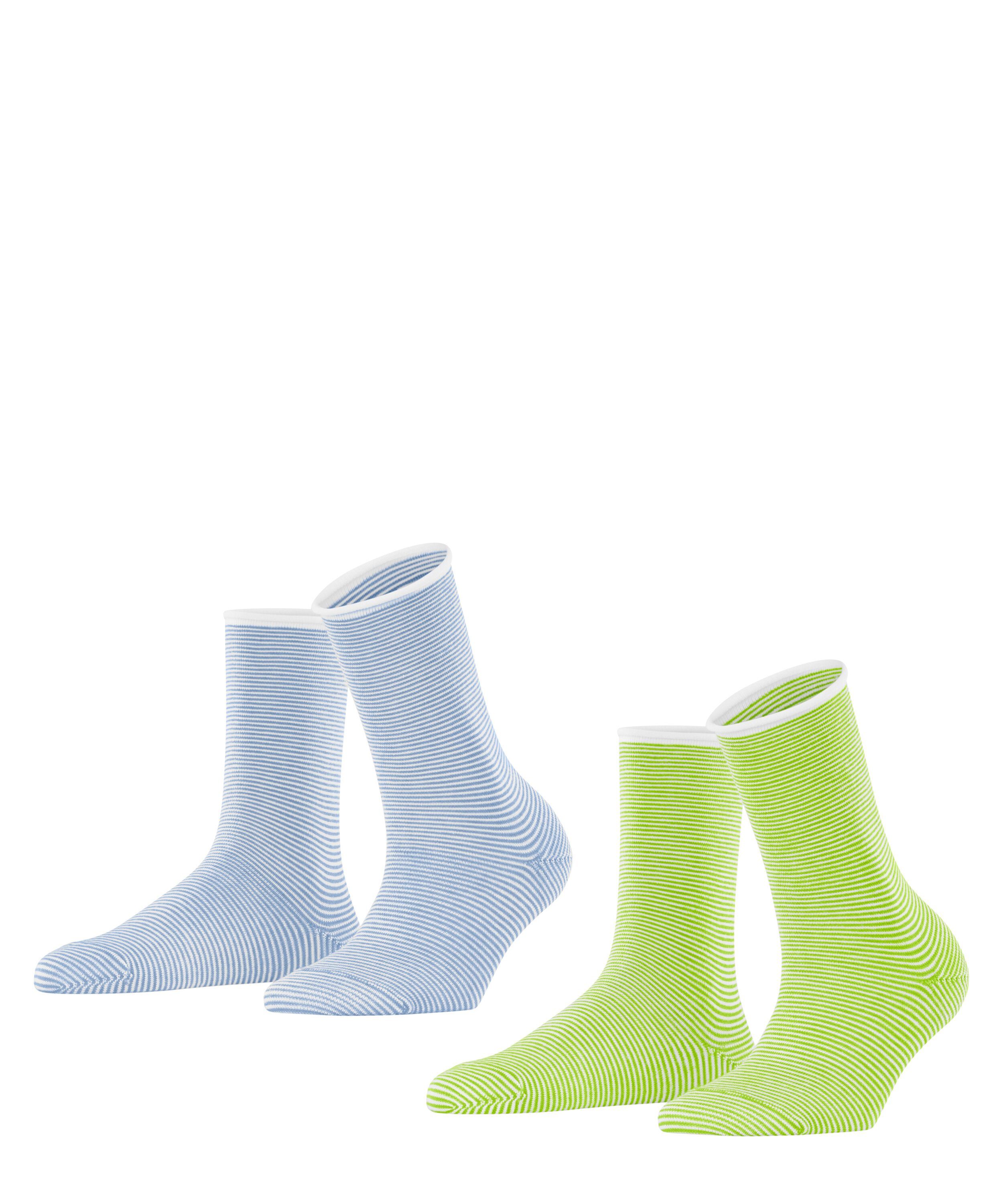 Esprit Socken Allover Stripe 2-Pack (2-Paar) sortiment (0110)