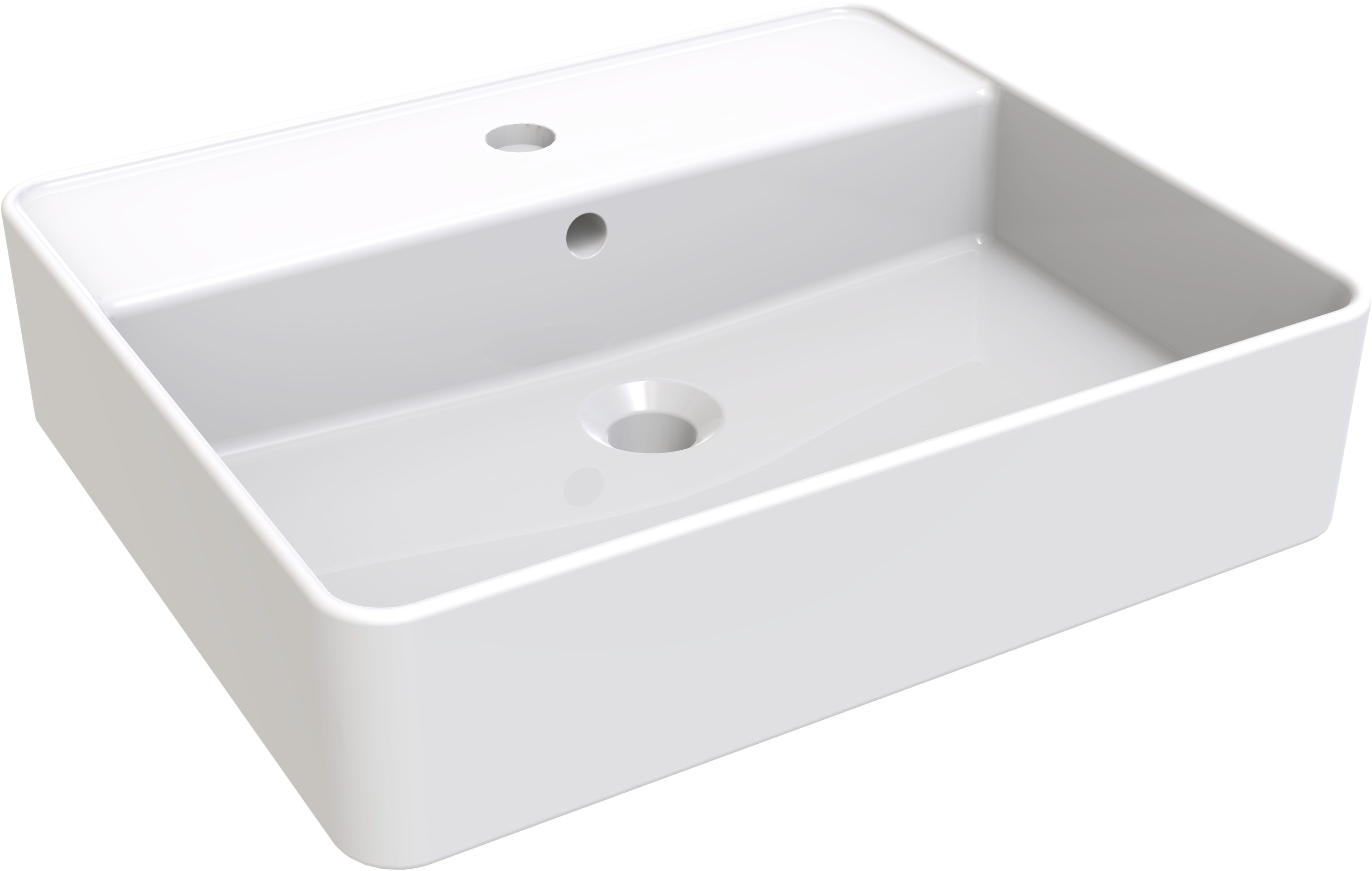 welltime Aufsatzwaschbecken, NANO Glasur