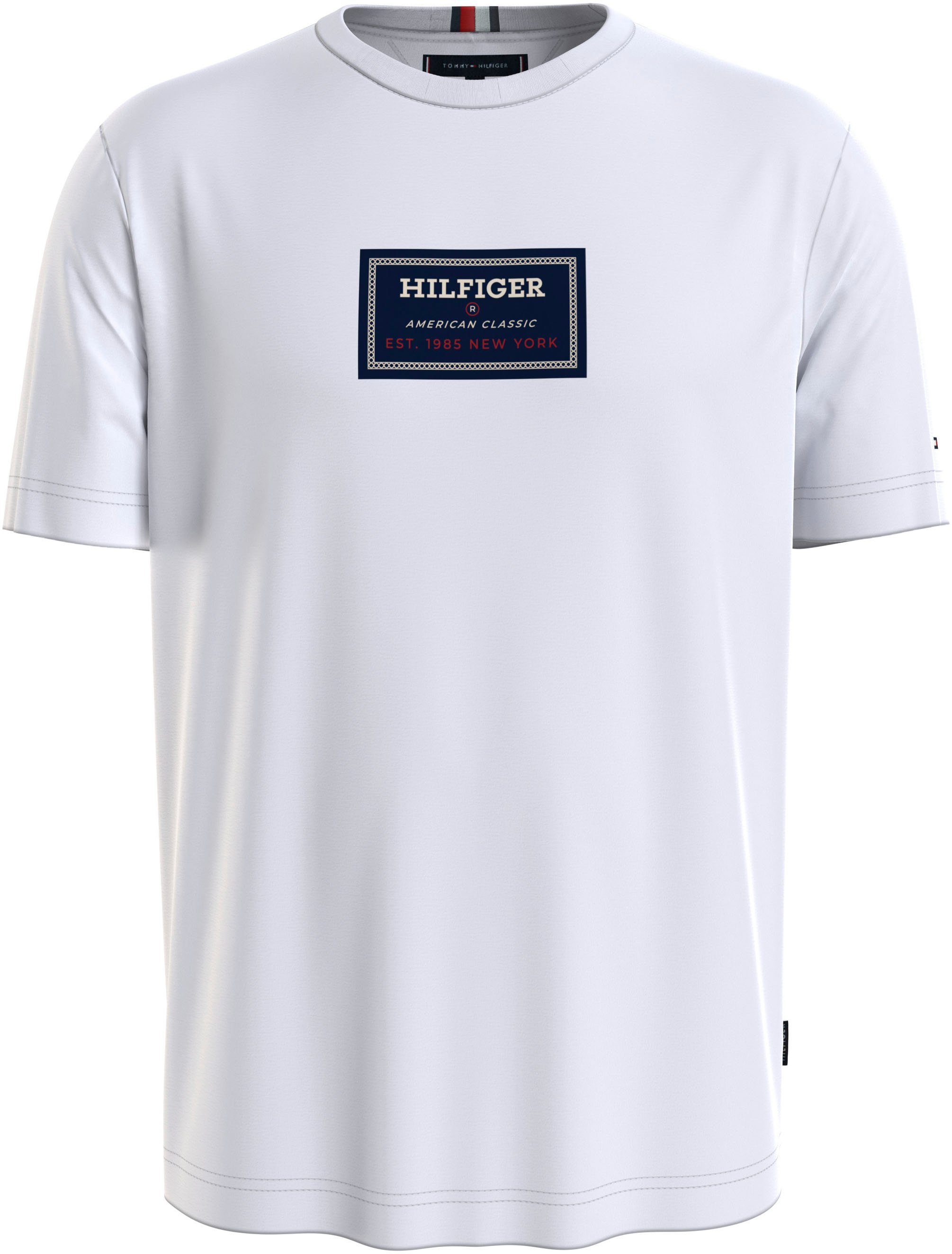 PRINT TEE HD Tommy LABEL Hilfiger T-Shirt