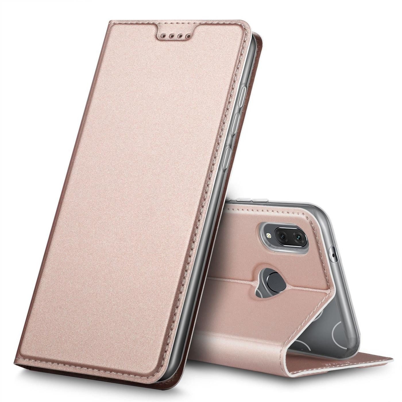 CoolGadget Handyhülle Magnet Case Handy Tasche für Huawei P20 Lite 5,8 Zoll, Hülle Klapphülle Ultra Slim Flip Cover für P20 Lite Schutzhülle
