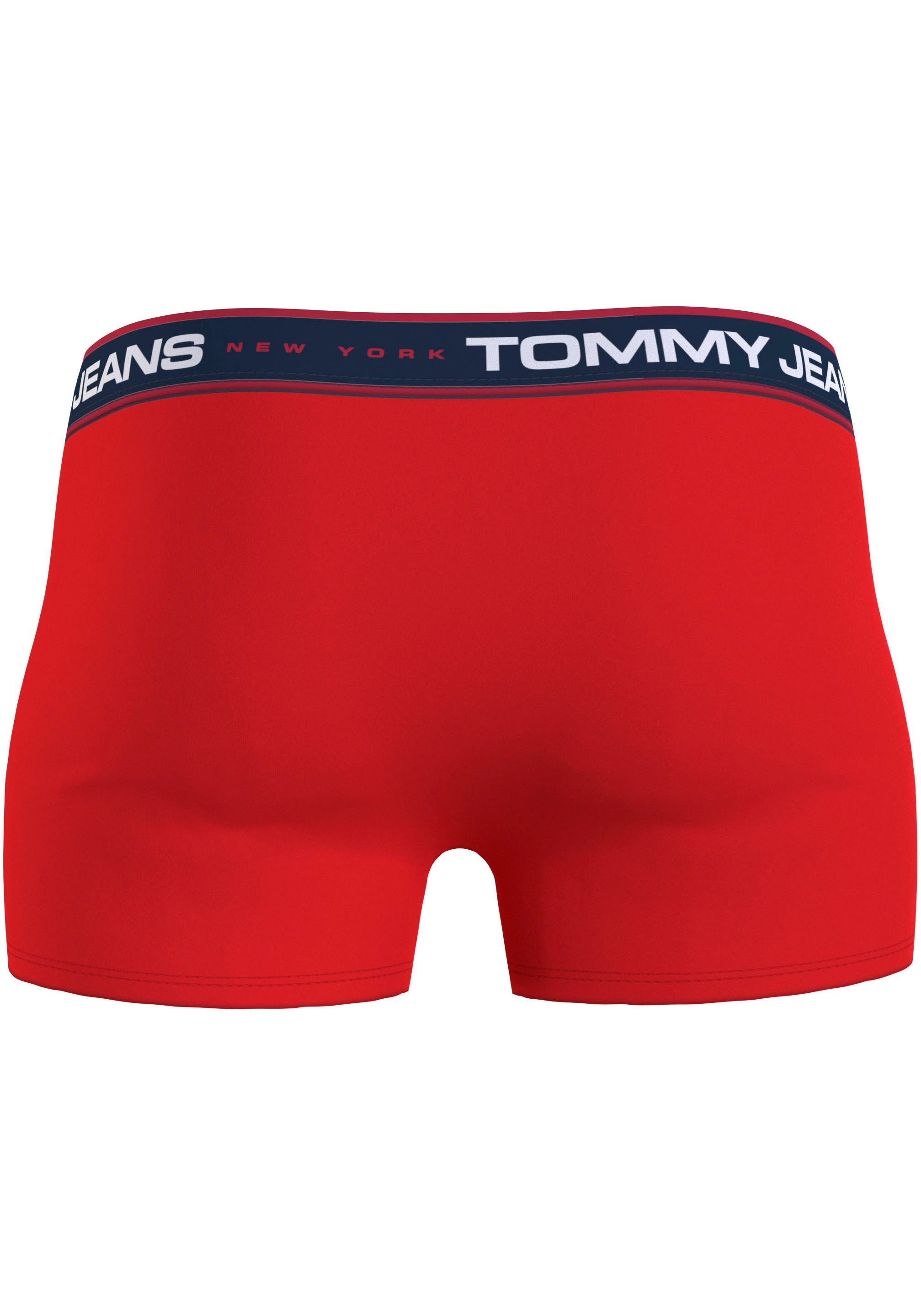 TRUNK Tommy 3-St., sky Trunk am white/ Taillenbund (Packung, Underwear Hilfiger deep Logo desert 3P crimson/ mit 3er-Pack)