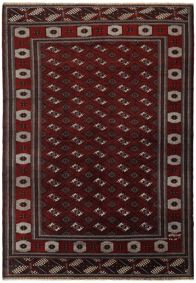 Orientteppich Turkaman 278x393 Handgeknüpfter Orientteppich / Perserteppich, Nain Trading, rechteckig, Höhe: 6 mm