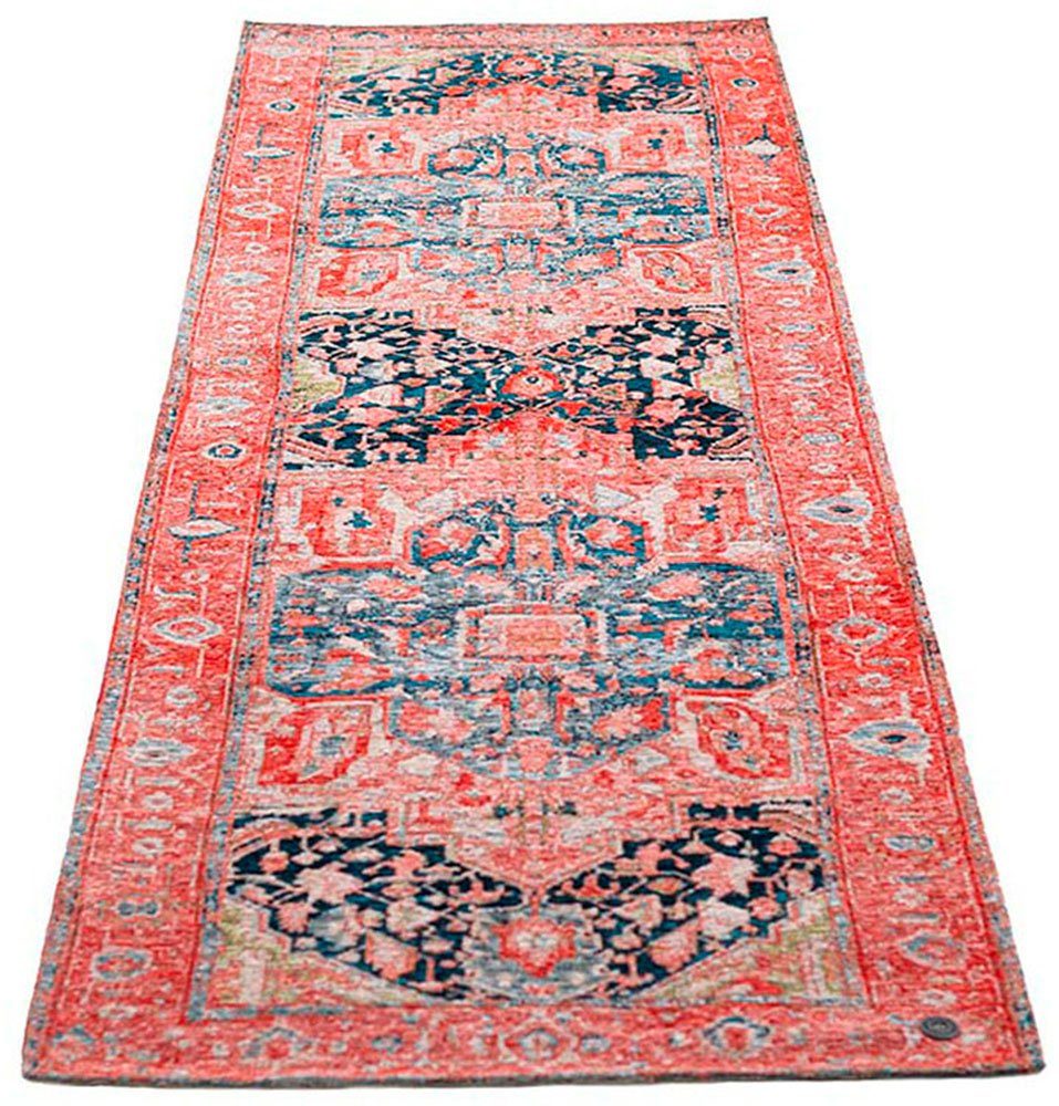 TOM TAILOR HOME Teppich Funky Orient Heriz, rechteckig, Höhe: 5 mm, Kurzflor, Orient-Optik, Vintage Design, mit Bordüre, auch als Läufer