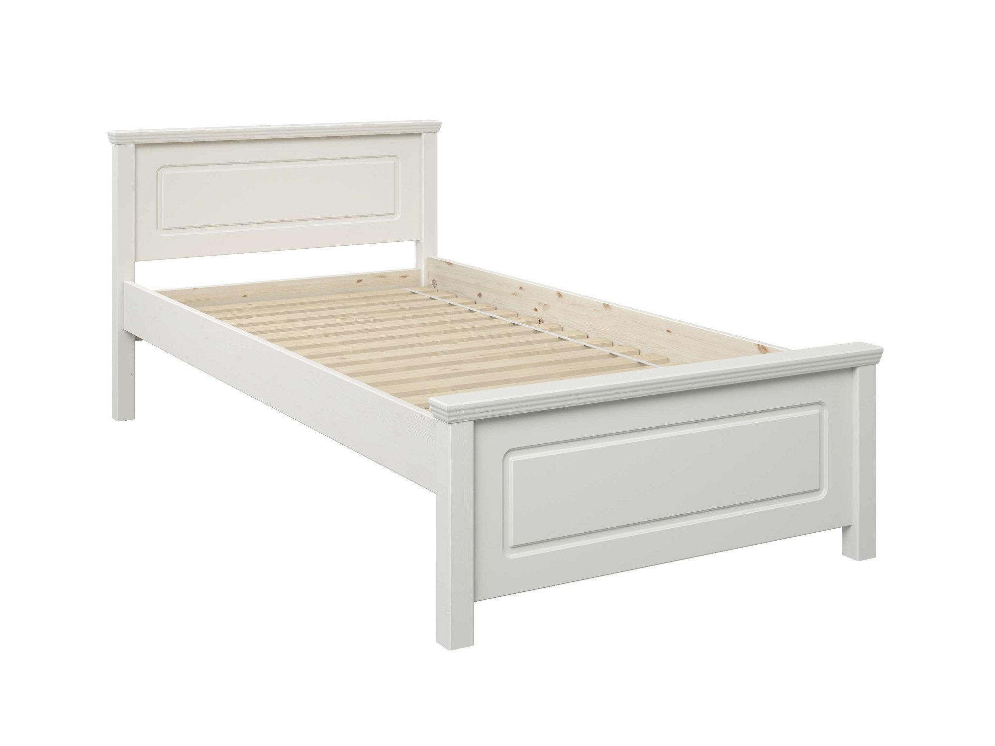 OTTO home Bett Svea, Komforteinstiegshöhe und Breite, auch für Senioren geeignet (H/B/L ca. 86/100/200 cm), Belastbarkeit 170KG! Schublade optional, Massivholz, mit Lattenrost