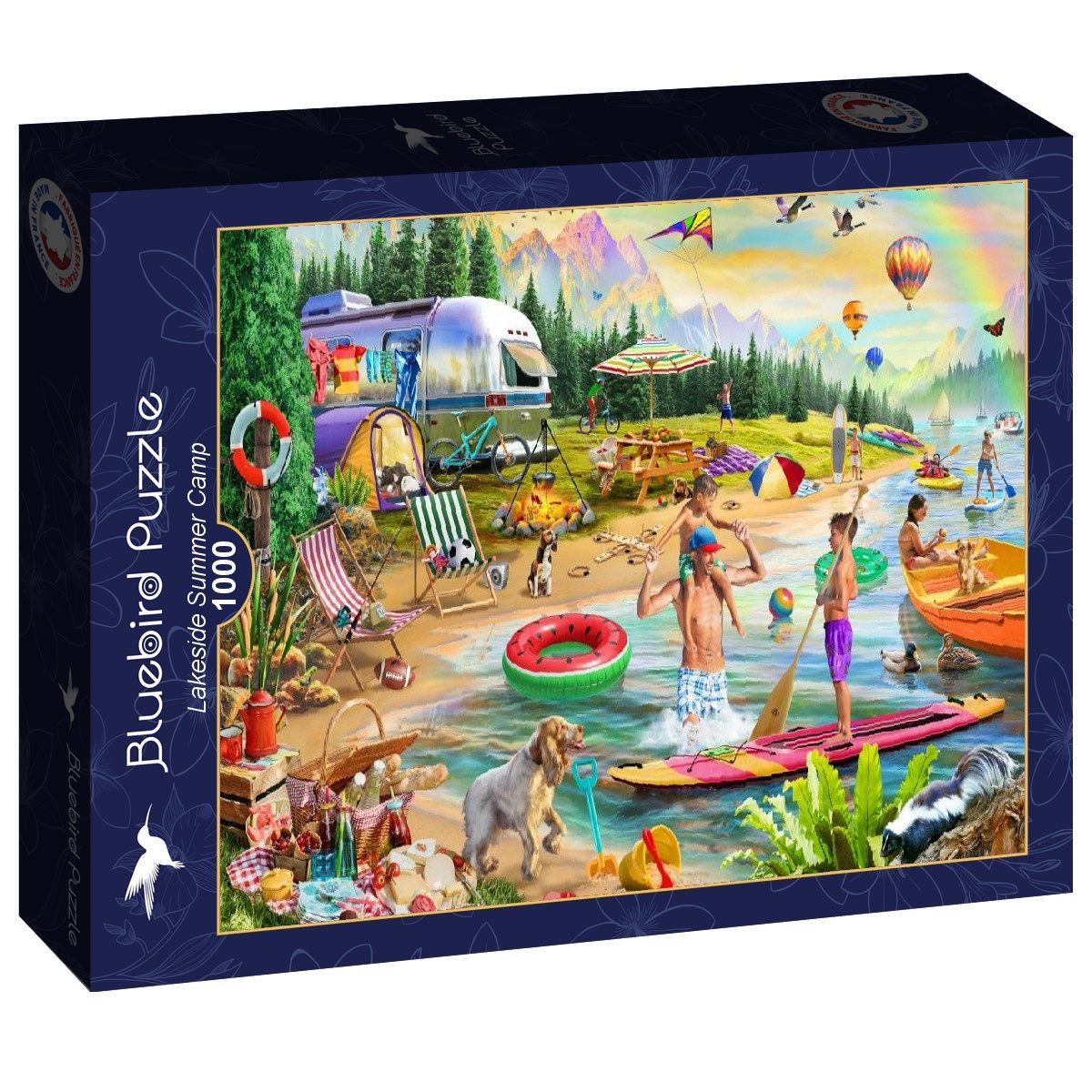Bluebird Puzzle Puzzle Sommercamp am See, Puzzleteile