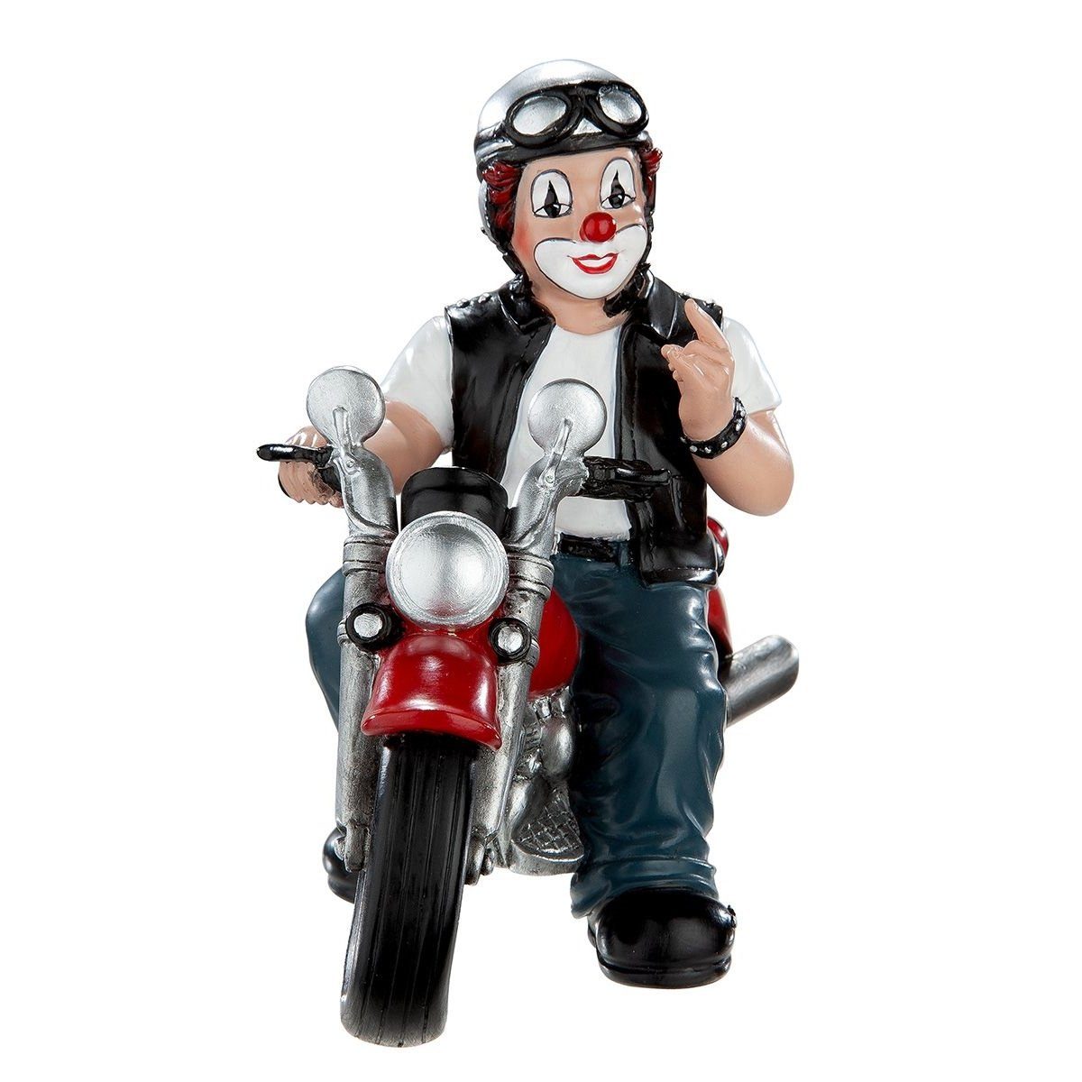 GILDE Dekofigur - Sammelfigur Gildeclowns Clown Biker - Heavy Indoor