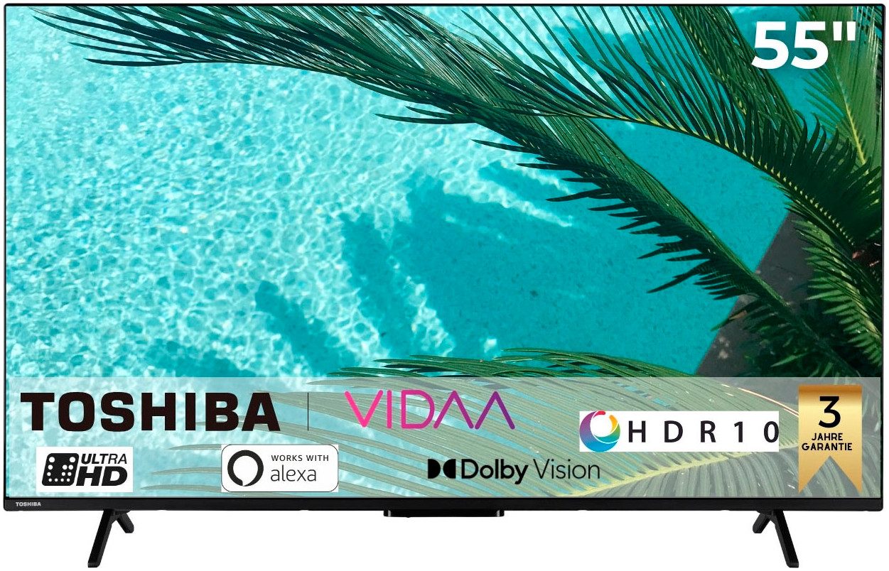 Toshiba 55UV2463DA LED-Fernseher (139 cm/55 Zoll, 4K Ultra HD, Smart-TV)