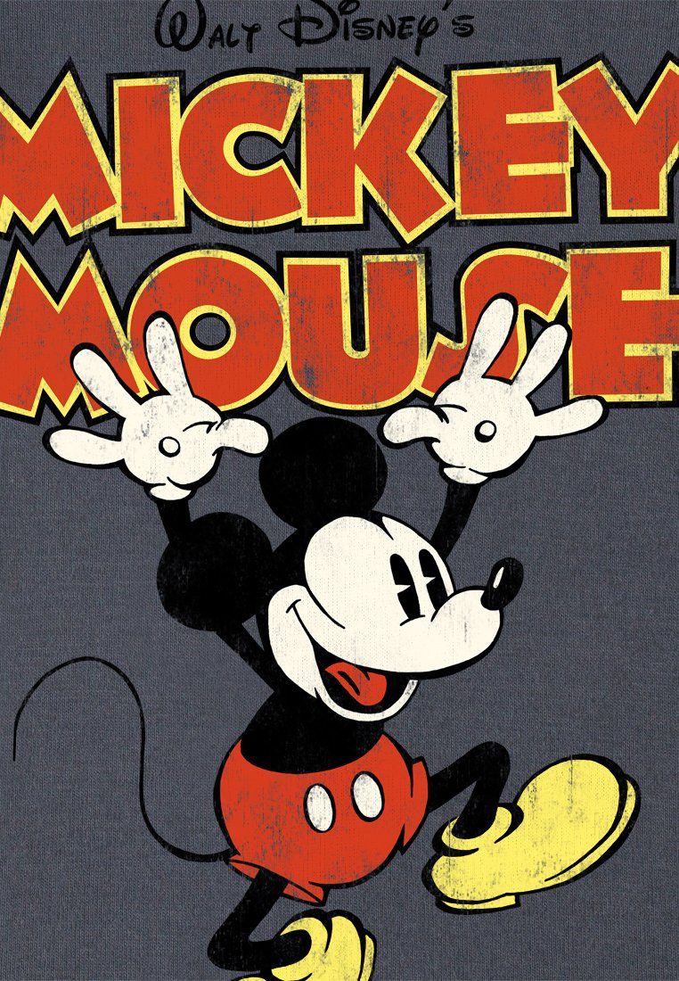 mit Body blau-grau LOGOSHIRT Mickey Mouse-Print