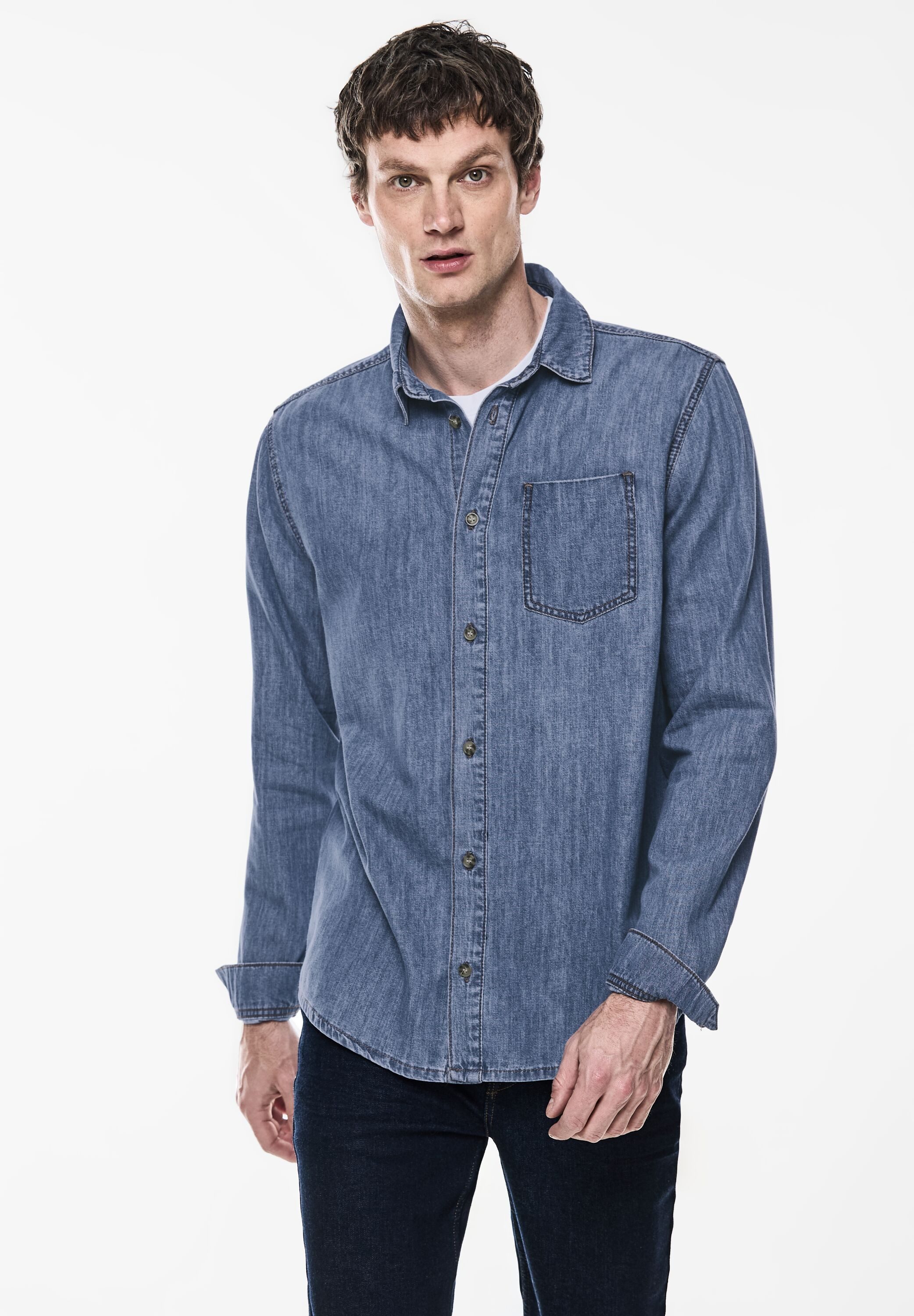 Jeanshemd man sale