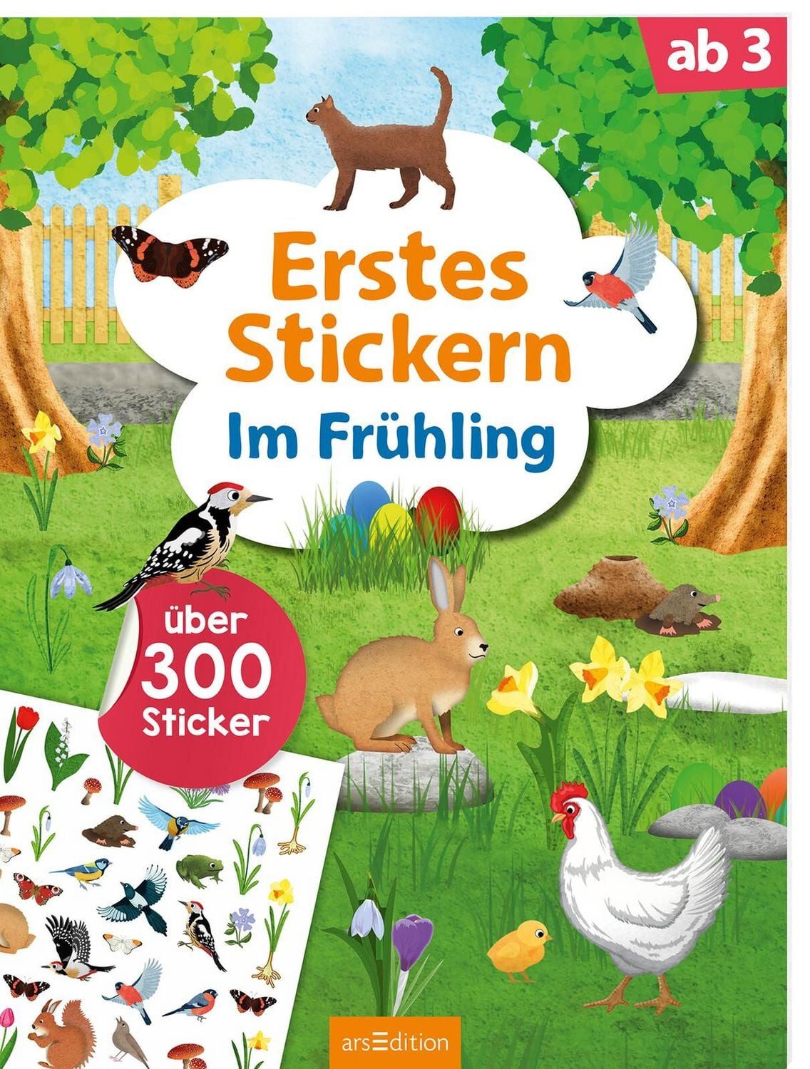 Erstes Stickern – Im Frühling / diverse
