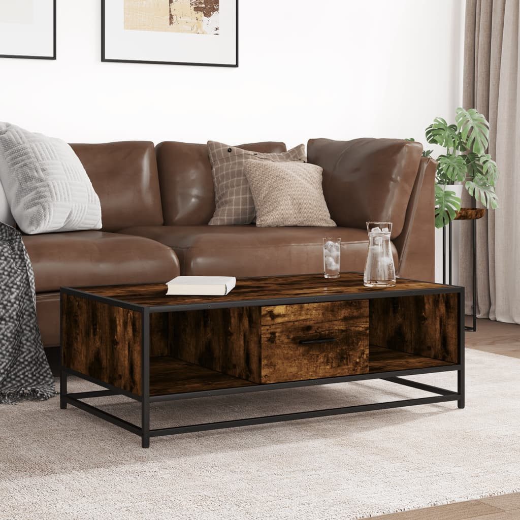 vidaXL Couchtisch Couchtisch Räuchereiche 100x57x35 cm günstig online kaufen
