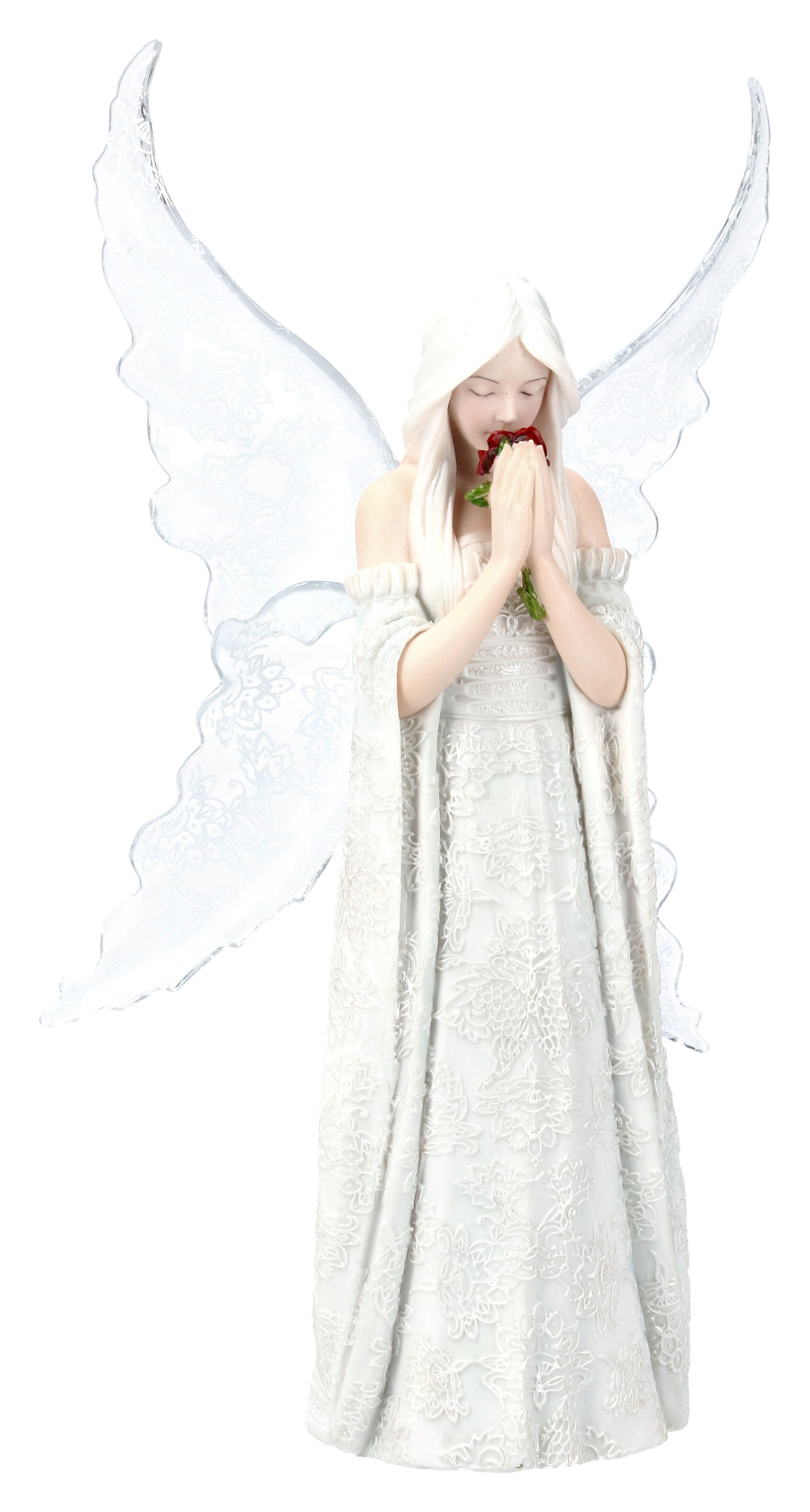 Figuren Shop GmbH Dekofigur Anne Stokes Figur - Only Love Remains - Gothic Engel Fantasy Dekofigur