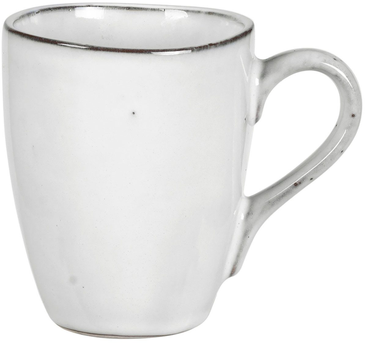 Broste Copenhagen Frühstücks-Geschirrset Nordic Sand, inklusive Serviette Wilhemina (16-tlg), 4 Personen, Keramik, Beliebte Geschirr Sets Exclusiv mit Geschenk