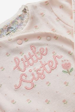 Next Schlafoverall Baby Schlafanzug mit „Little Sister“-Aufschrift (1-tlg)