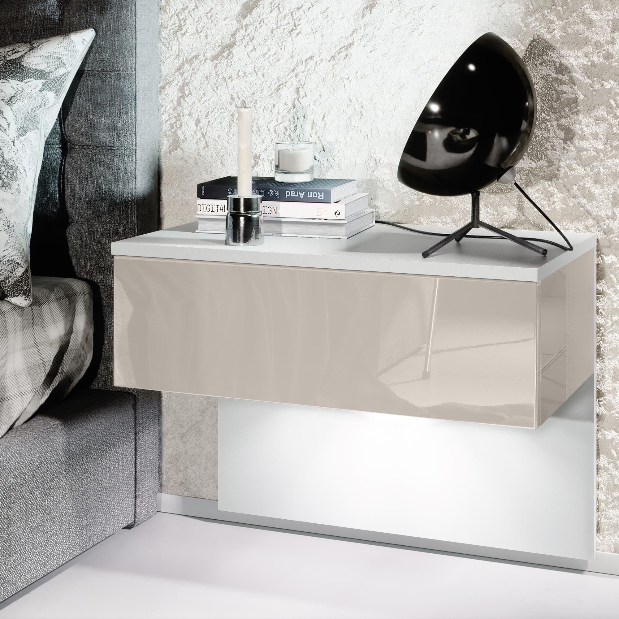 Vladon Nachttisch Sleep (Nachttischschrank, mit Schublade zur Wandmontage), günstig online kaufen