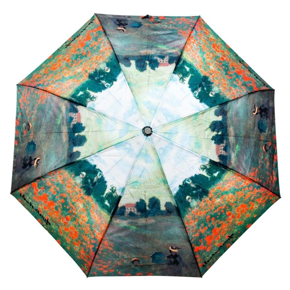 Luckyweather not just any other day Taschenregenschirm Regenschirm Motiv MOHNBLUMENFELD Taschenschirm