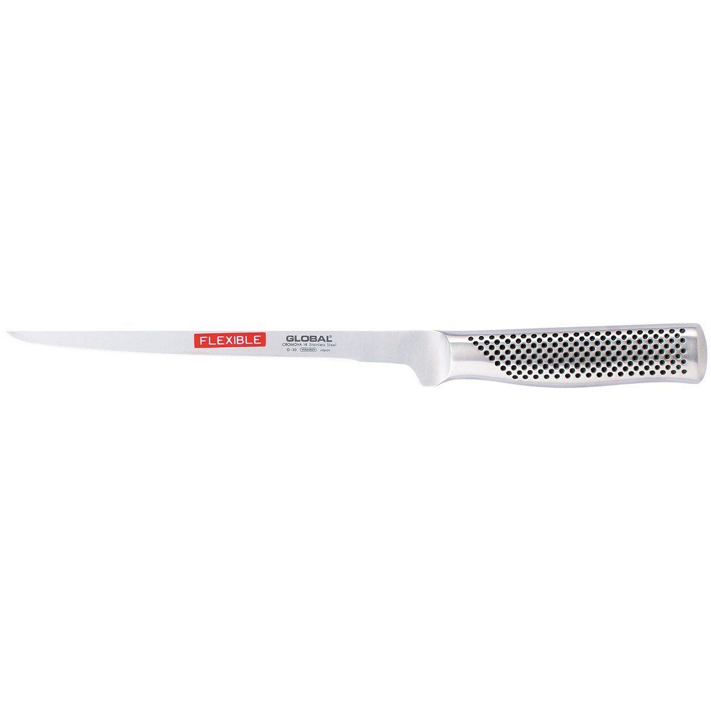 GLOBAL Ausbeinmesser Swedese Style Filetiermesser flexibel 21 cm G-30
