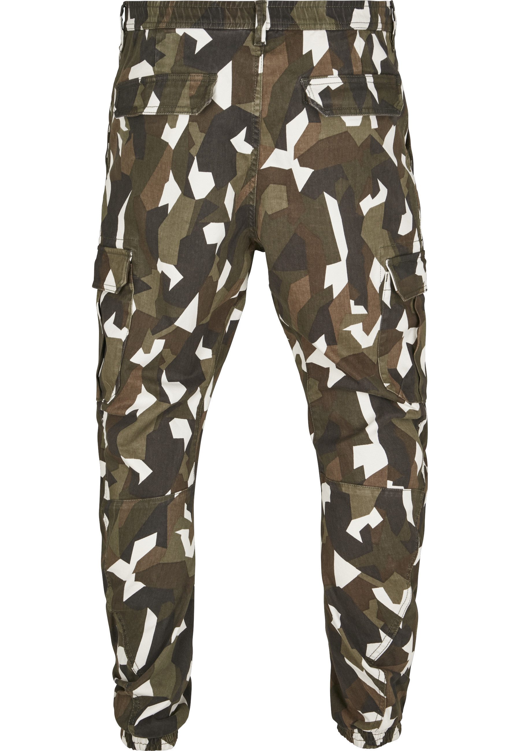 URBAN CLASSICS Cargohose Urban Classics Herren Geometric Camo Stretch Twill Cargo Pants (1-tlg)
