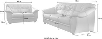 sit&more Polstergarnitur Top Savona, Kunstleder SOFTLUX® (2-tlg), aus je einem 2- und 3-Sitzer
