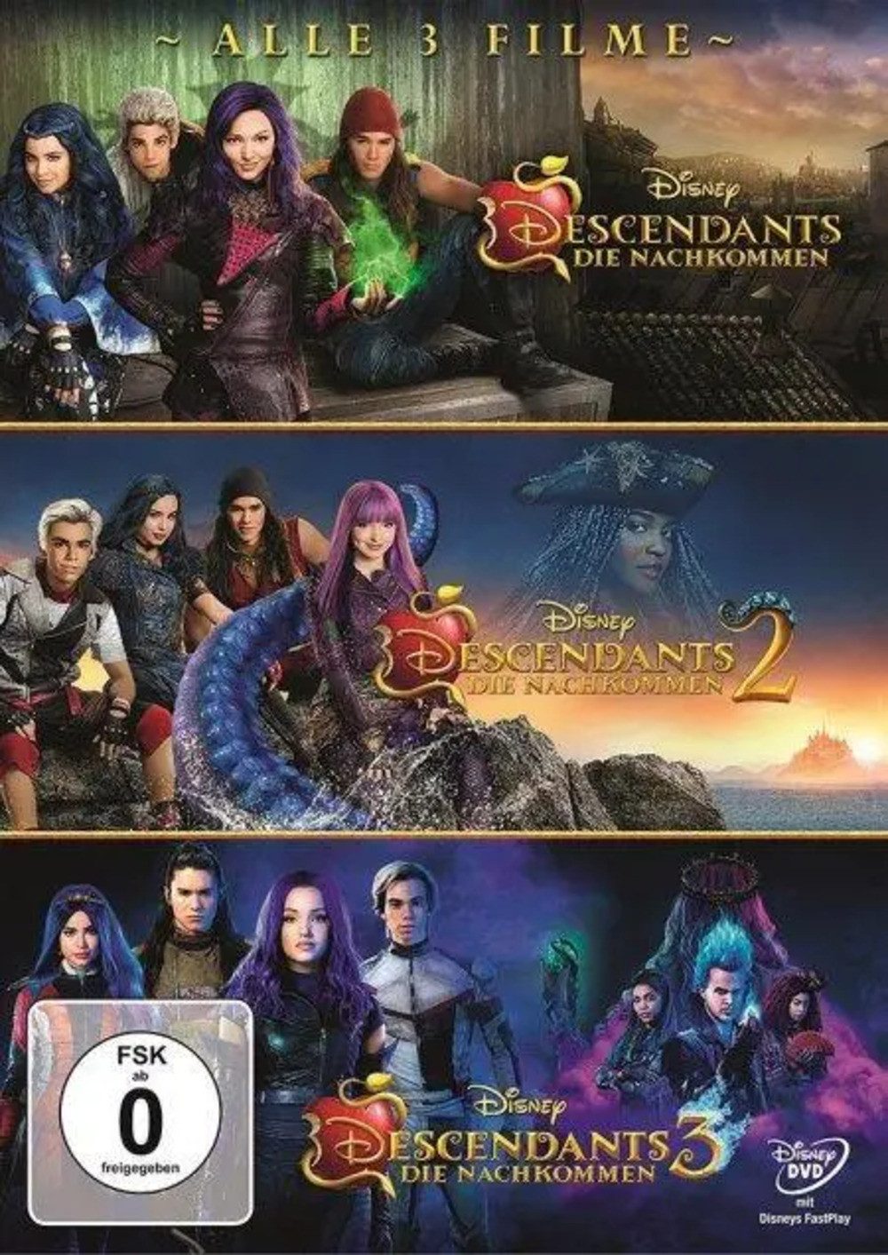 DVD Descendants 1-3