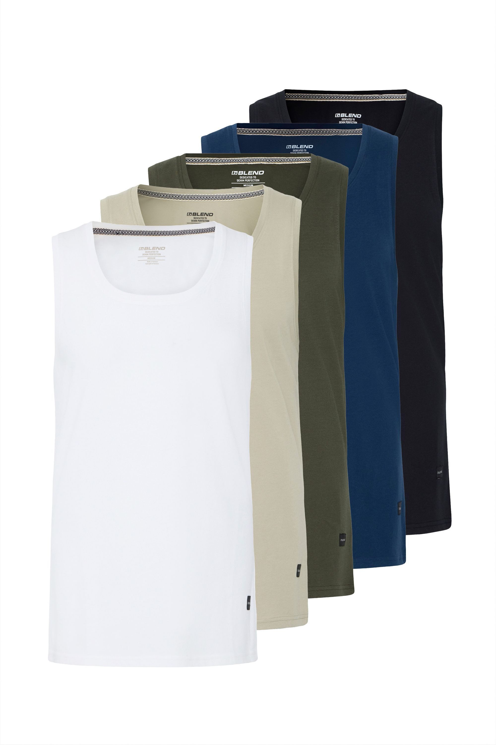 Rundhalsshirt BHKris 5 Pack