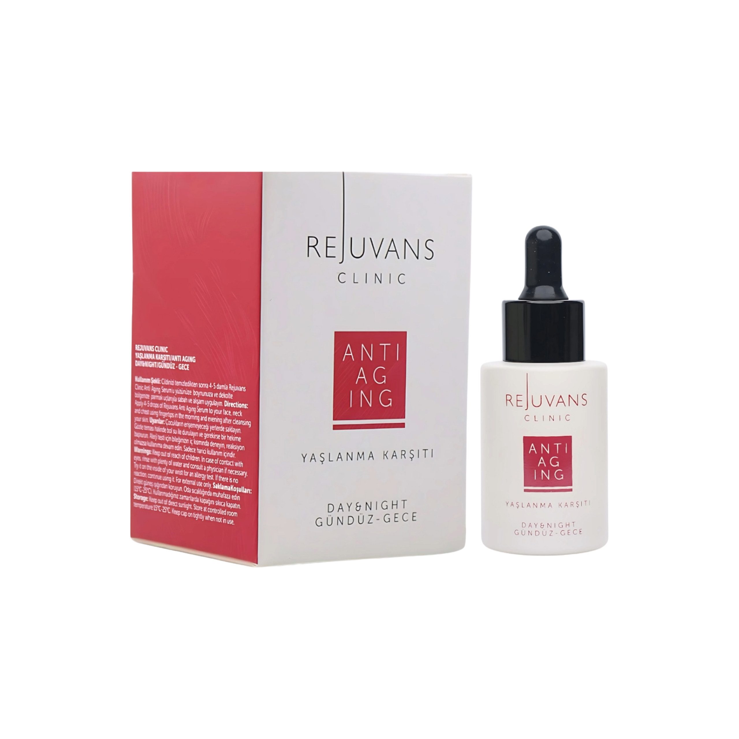 Rejuvans Gesichtsserum Anti-Aging Serum – Für straffe, jugendlich strahlende Haut - 30 ml