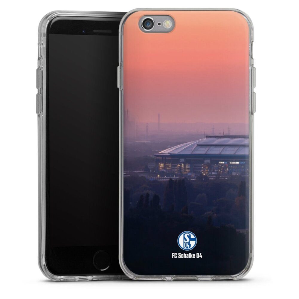 DeinDesign Handyhülle Stadion FC Schalke 04 Offizielles Lizenzprodukt Schalke 04 Stadion, Apple iPhone 6s Silikon Hülle Bumper Case Handy Schutzhülle