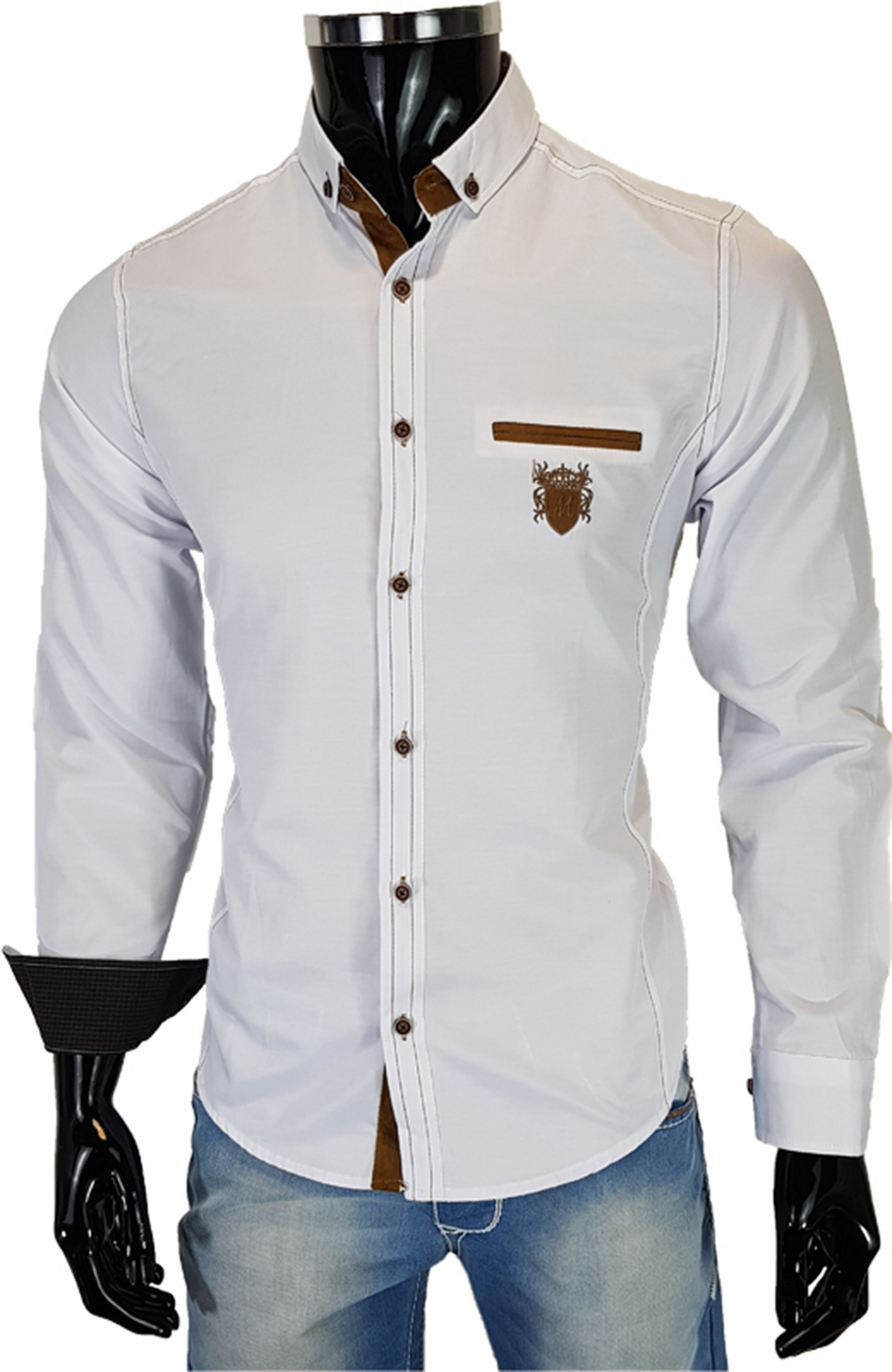 Megaman Langarmhemd Herren Button Down Outdoor günstig online kaufen
