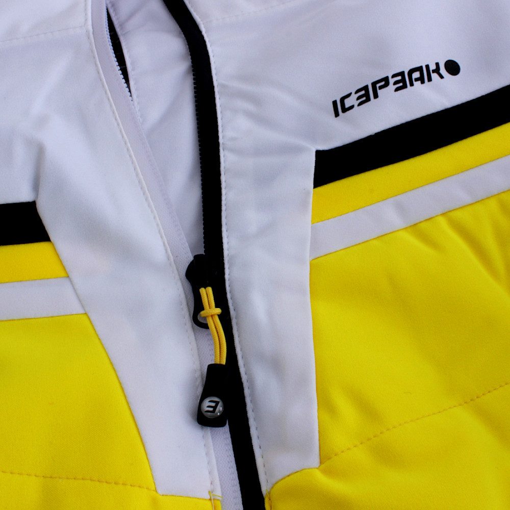 Icepeak Skijacke Pamplico XF Winterjacke mit abnehmbarer Kapuze und Schneefang, wasserdicht, wärmend