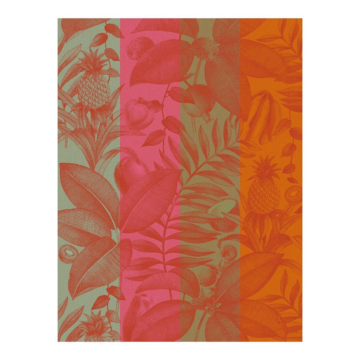 Le Jacquard Francais Geschirrtuch Geschirrtuch Fruits Exotiques Passion 60x80 cm, (1-tlg., 1 x Geschirrtuch), jacquard-gewebt