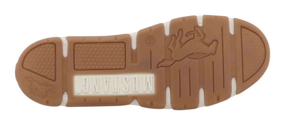 Mustang Shoes Sue Slip-On Sneaker Slipper, Freizeitschuh, Halbschuh mit elastischen Schnürsenkeln