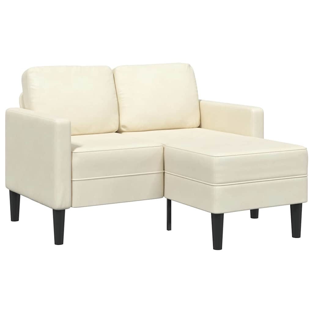 vidaXL Sofa 2-Sitzer-Sofa mit Chaiselongue L-Form günstig online kaufen