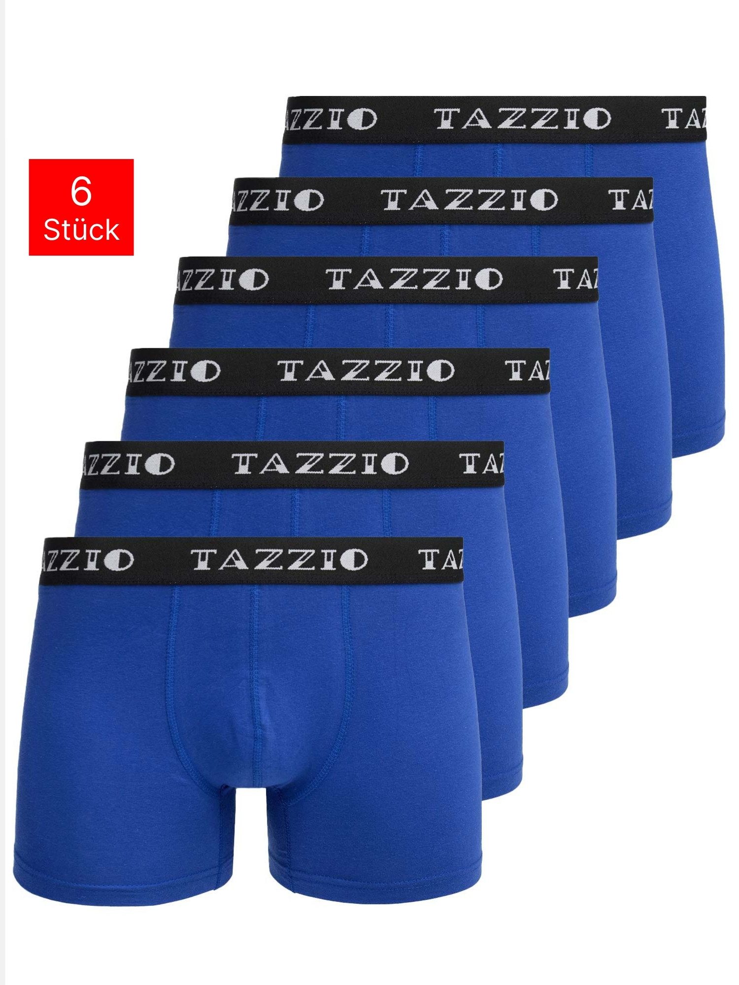 Tazzio Boxershorts 6er Pack BS1010 (Packung, 6-St) mit Logoschriftzug am Bu günstig online kaufen