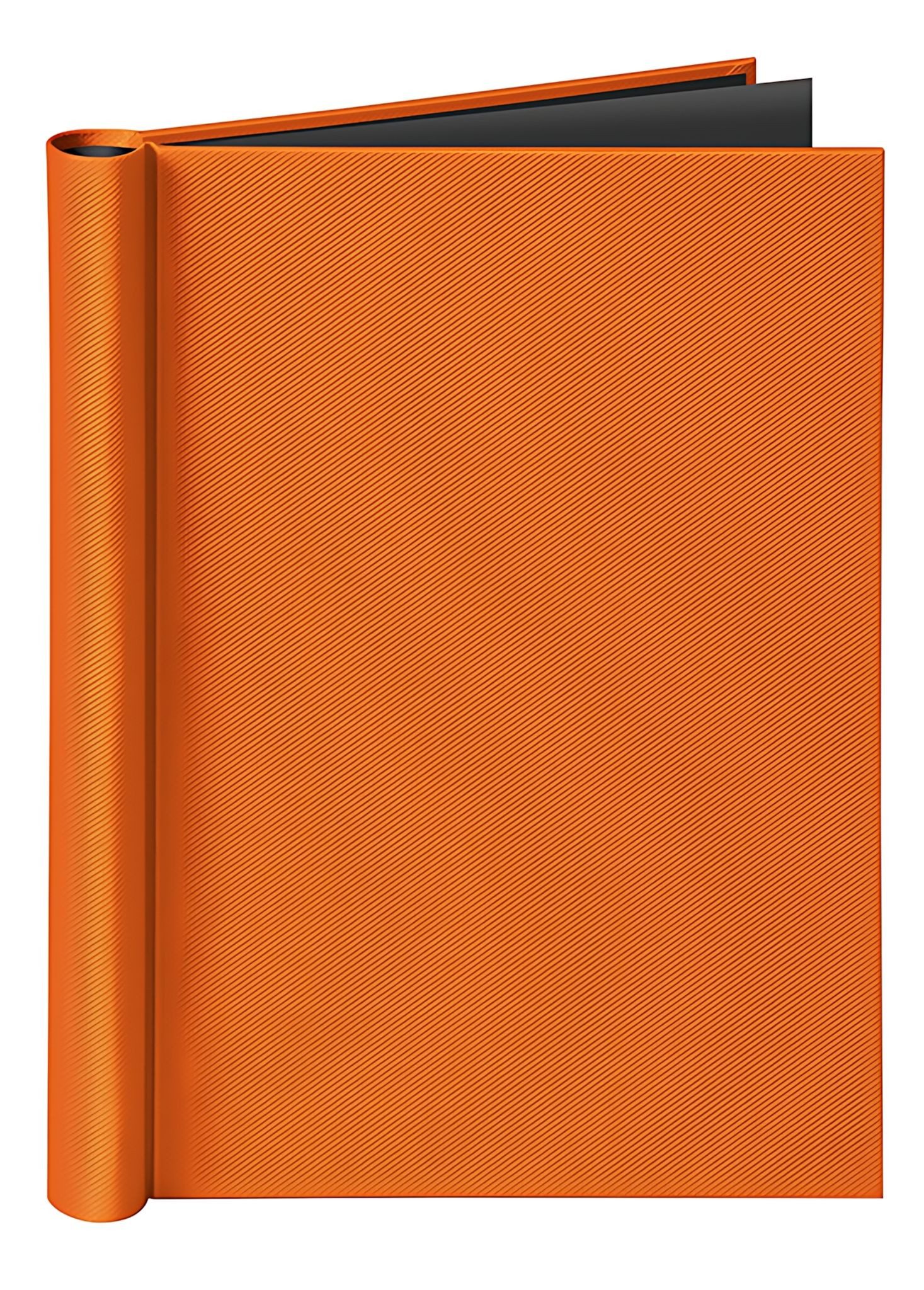 VELOFLEX Hefter VeloflexKlemmbinder A4 VELOCOLOR orange mit schwarzem Innenspiegel
