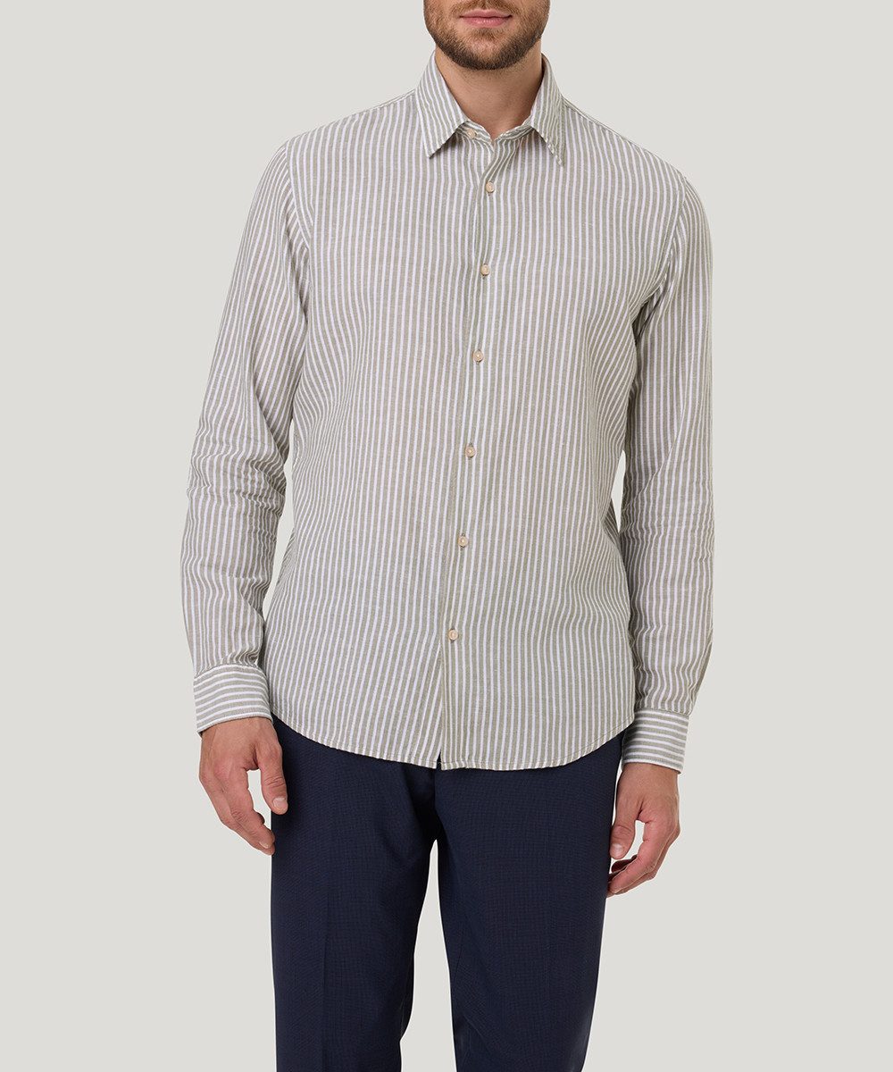 Pierre Cardin Langarmhemd "Kent,MF,TW106" mit Streifen Muster günstig online kaufen