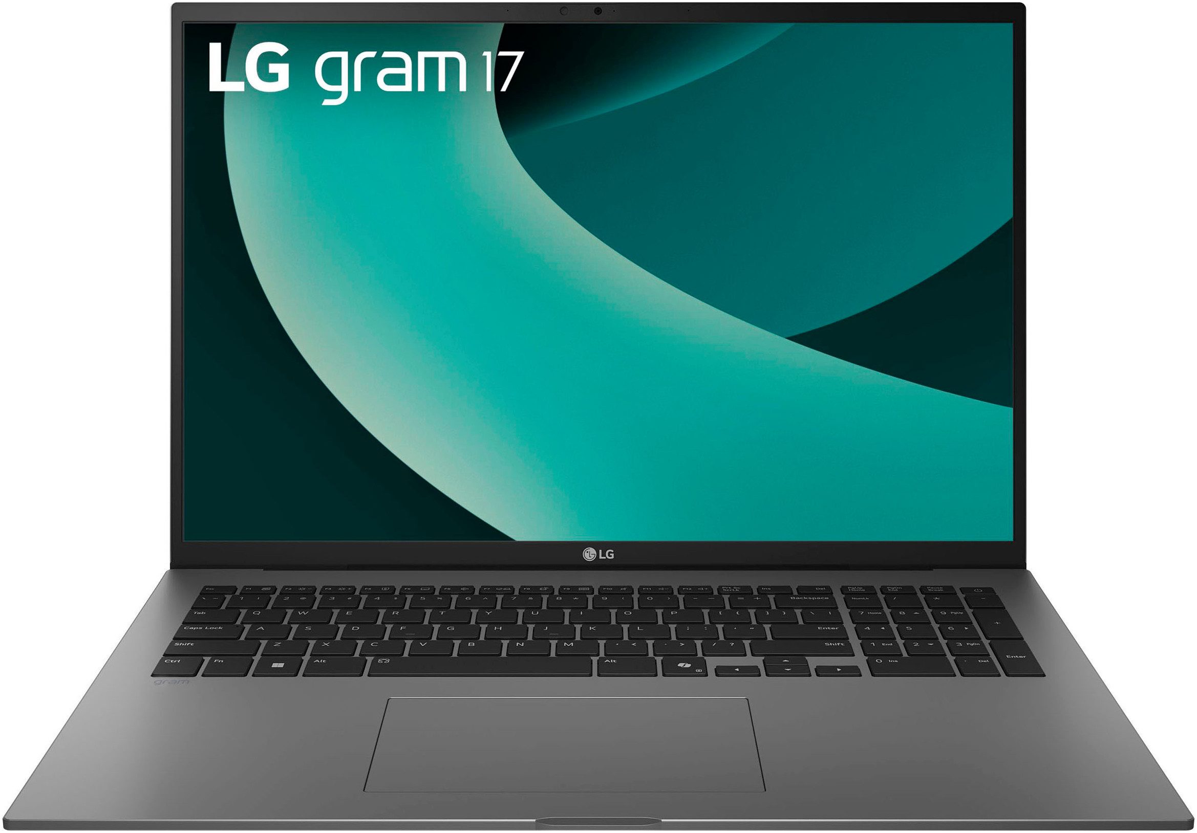 LG Gram 17" Ultralight Laptop, 16GB RAM, 1TB SSD, Windows 11 Home, Notebook (43,18 cm/17 Zoll, Intel Core Ultra 7 256V, ARC, 16 GB, 1000 GB SSD) grau