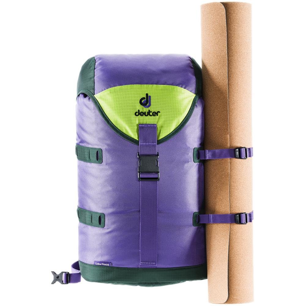 deuter Rucksack 27 violet-citrus Placid, Laptopfach Liter, 15 Lake bis Zoll, 90er-Design