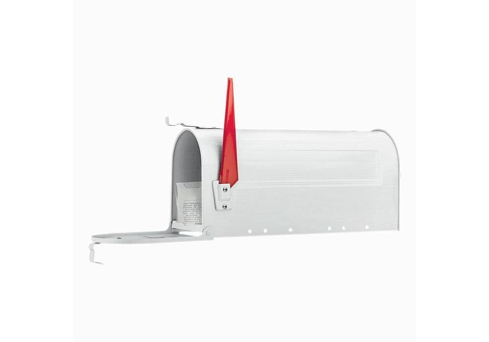mm Wächter Tiefe 480 weiß 170 Mailbox mm Burg 891 W 220 mm Stahl Breite U.S. Höhe Briefkasten Briefkasten