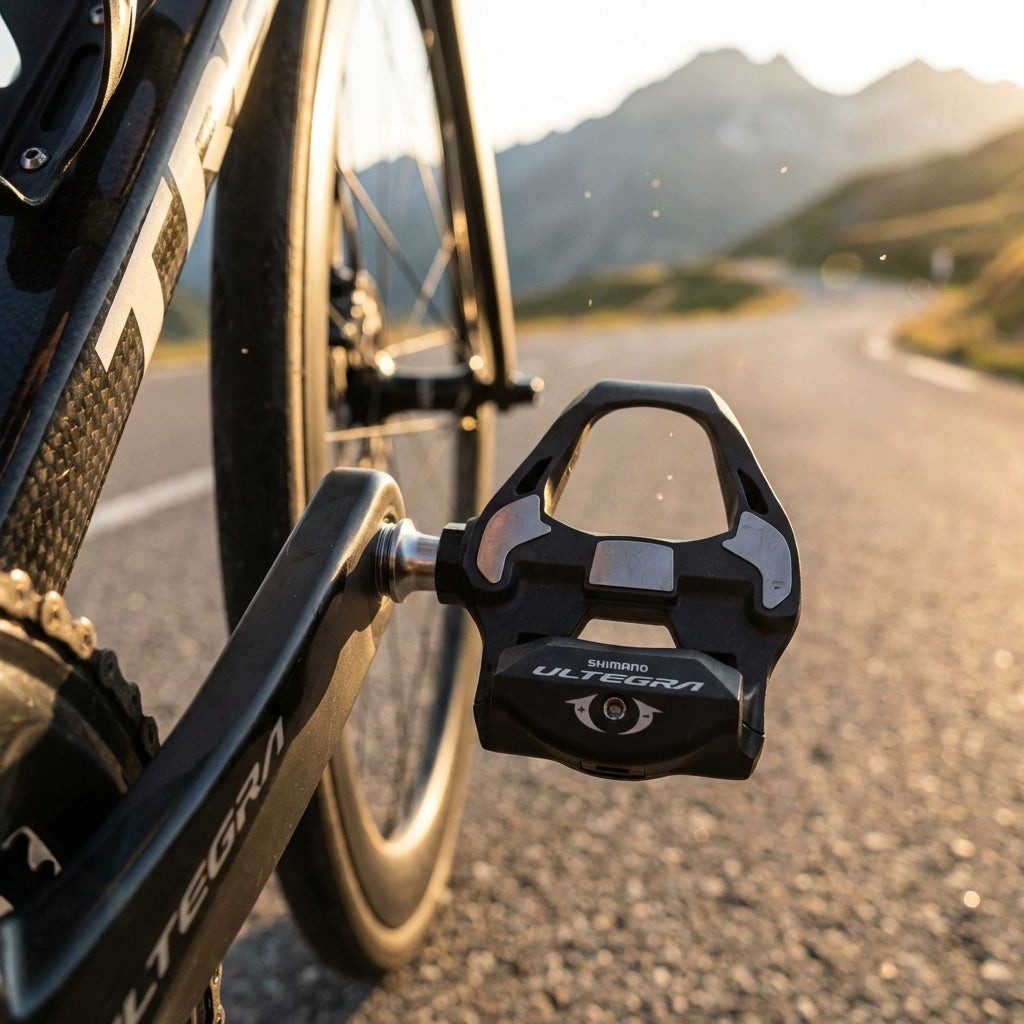 Shimano Klickpedale SHIMANO Pedal ULTEGRA PD-R8000 SPD-SL Schwarz Pedal - Rennradpedal mit