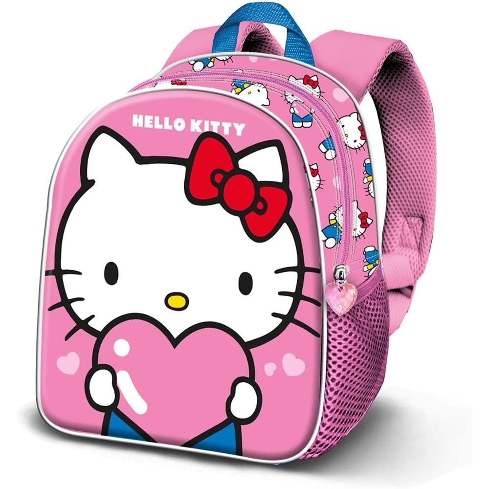 Kinderrucksack Hello Kitty Hear 3D kleiner Rucksack Kindergartenrucksack